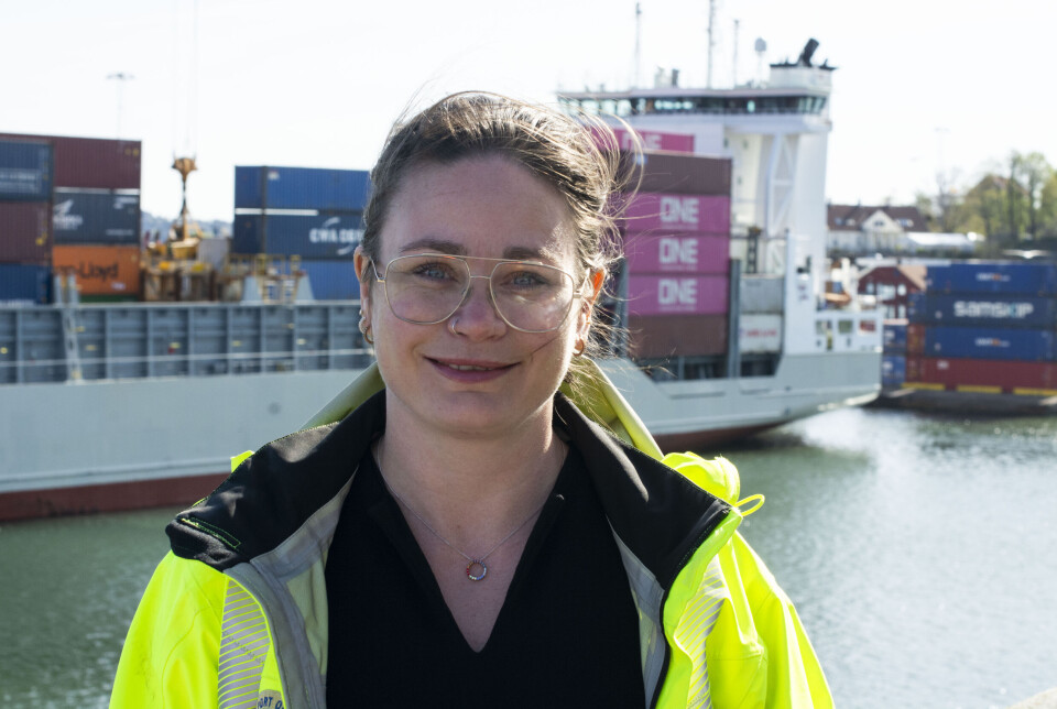 Kommunikasjonssjef Isabelle-Louise Aabel i Kristiansand Havn.