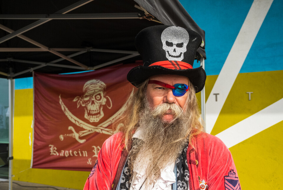 Det blir piratfest med Kaptein Rødskjegg på Vippetangen. Forestillinger vises kl. 13 og 15.