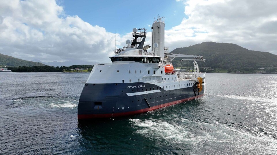 Ulstein Verft i Møre og Romsdal bygger flere skip for havvindindustrien.