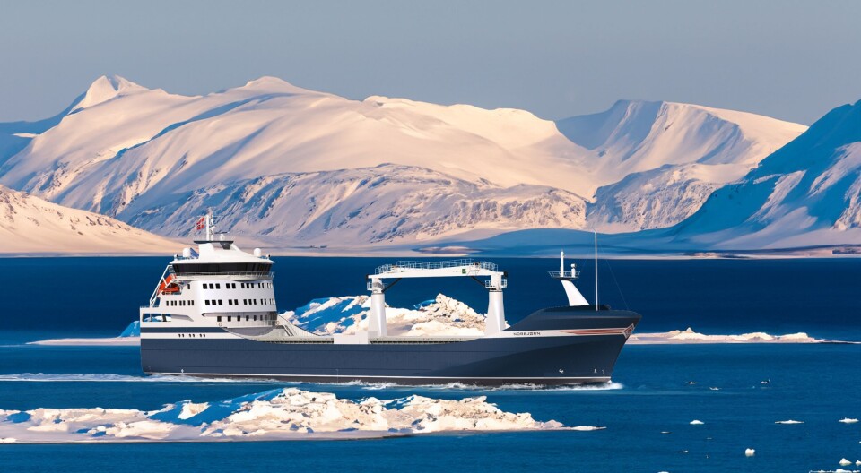 Skipet 'Norbjørn' skal frakte post fra Tromsø til Svalbard for Posten Bring.