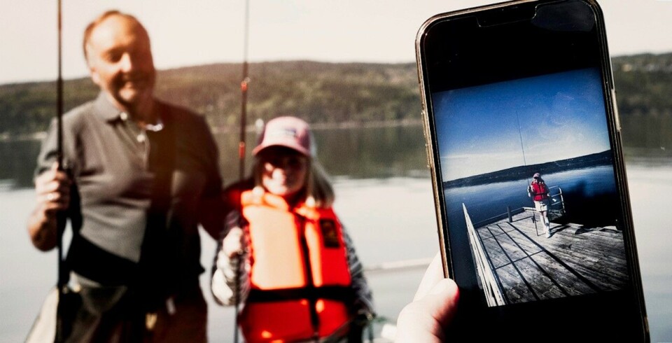Bry deg om bestefar dropper redningsvest, fra en av Flytes kampanjer.