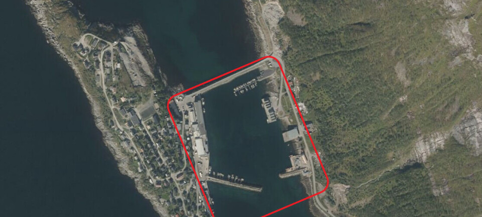 Klar for utdyping i Husøy fiskerihavn