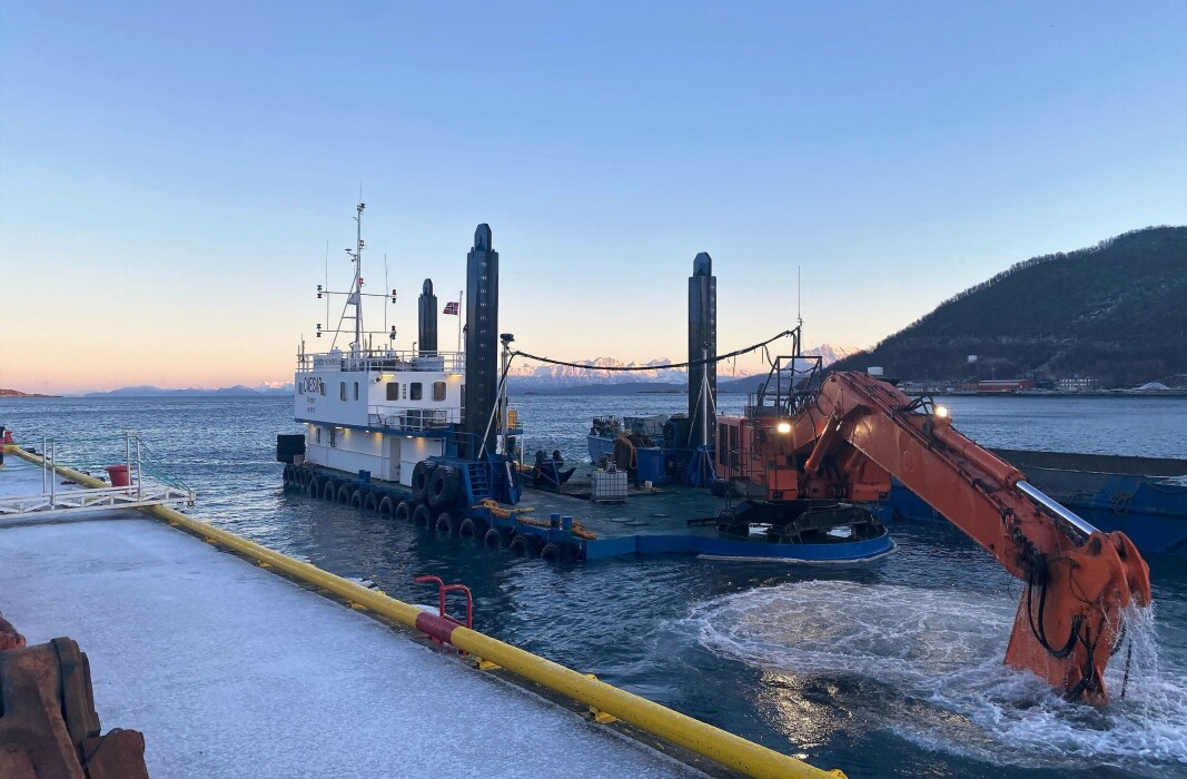 NCC og datterselskapet Sjøentreprenøren AS (bildet) er sikret hovedentreprisen for å utbedre havnene i Hammerfest og Forsøl. NCC og datterselskapet Sjøentreprenøren AS (bildet) er sikret hovedentreprisen for å utbedre havnene i Hammerfest og Forsøl.