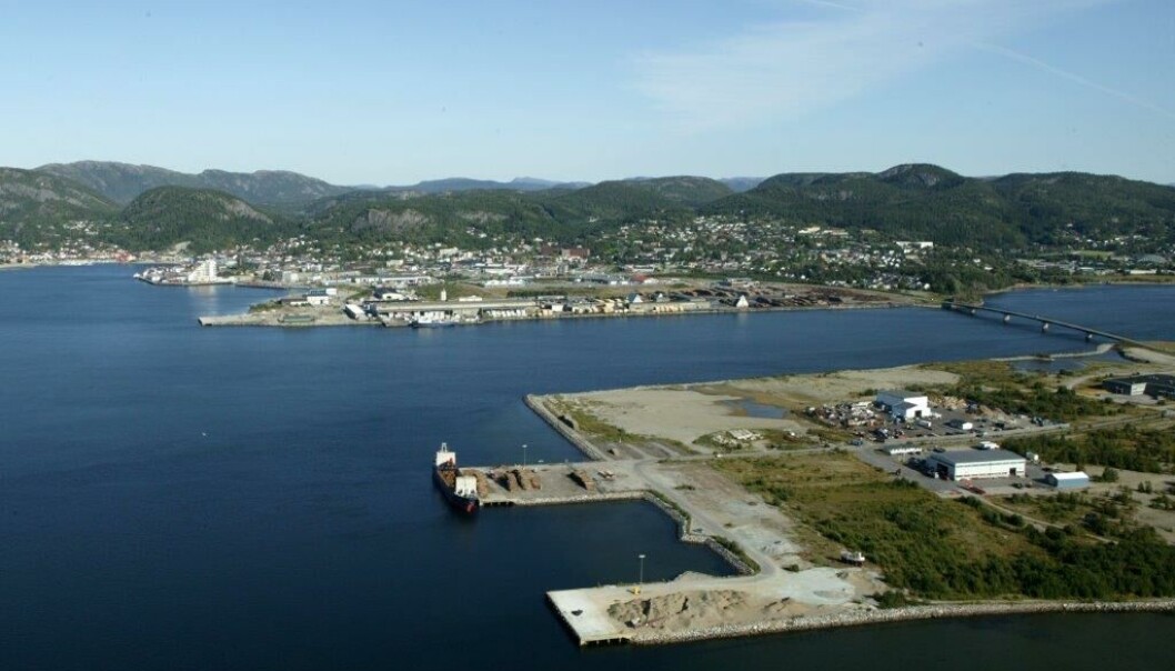 Havna på Spillum i Namsos. Havna på Spillum i Namsos.