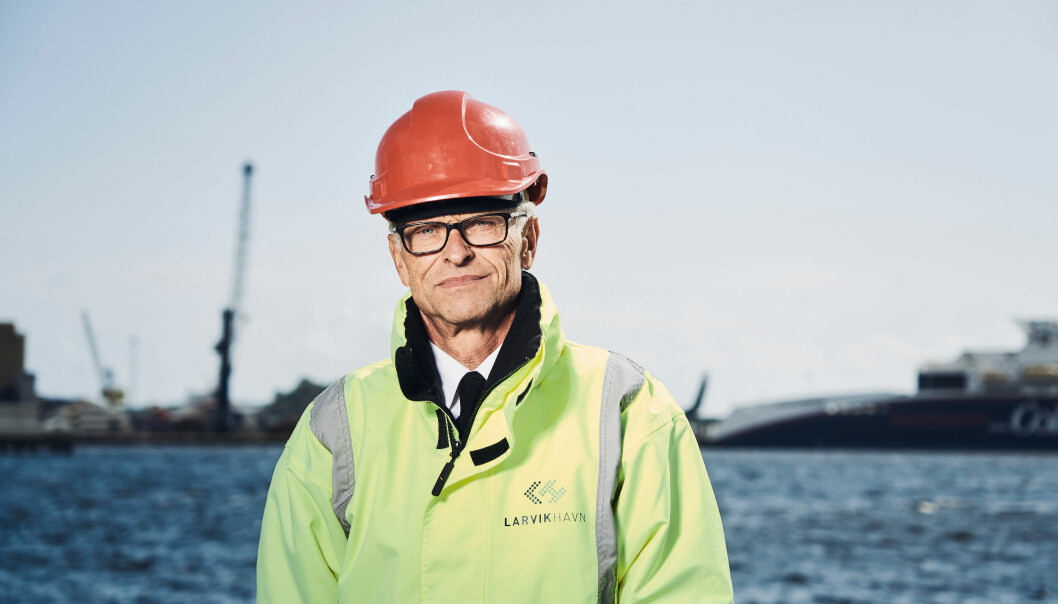 Havnedirektør Jan Fredrik Jonas i Larvik Havn.