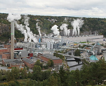 Norske Skog Saugbrugs i Halden. Norske Skog Saugbrugs i Halden.