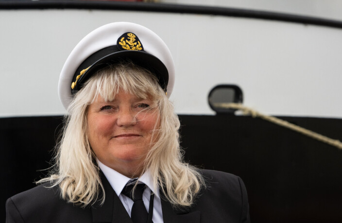 Losoldermann Elise Rusten i Oslofjorden. Losoldermann Elise Rusten i Oslofjorden.