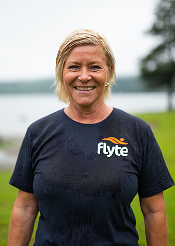 Siv Jensen vil samle det drukningsforebyggende Norge i paraplyorganisasjonen Flyte, som ble lansert i sommerregnet på Sognsvann tirsdag. Siv Jensen vil samle det drukningsforebyggende Norge i paraplyorganisasjonen Flyte, som ble lansert i sommerregnet på Sognsvann tirsdag.