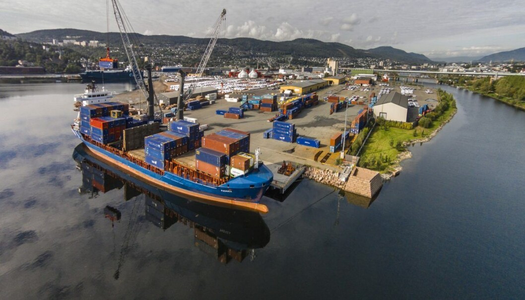 Drammen havn. Drammen havn.