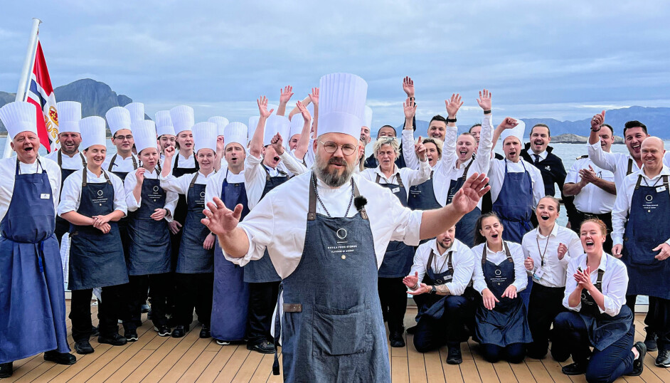 Havila Kystruten kan vinne Matprisen 2022 i kategorien Årets storkjøkken for sitt konsept Havila Food Stories.