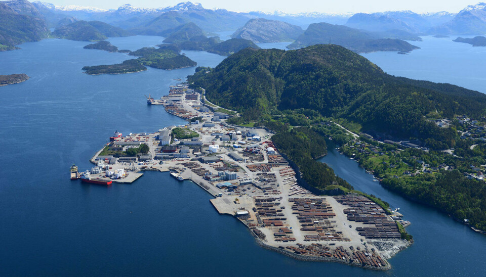 Fjord Base er blant havnene som har fått hevet sikringsnivå.