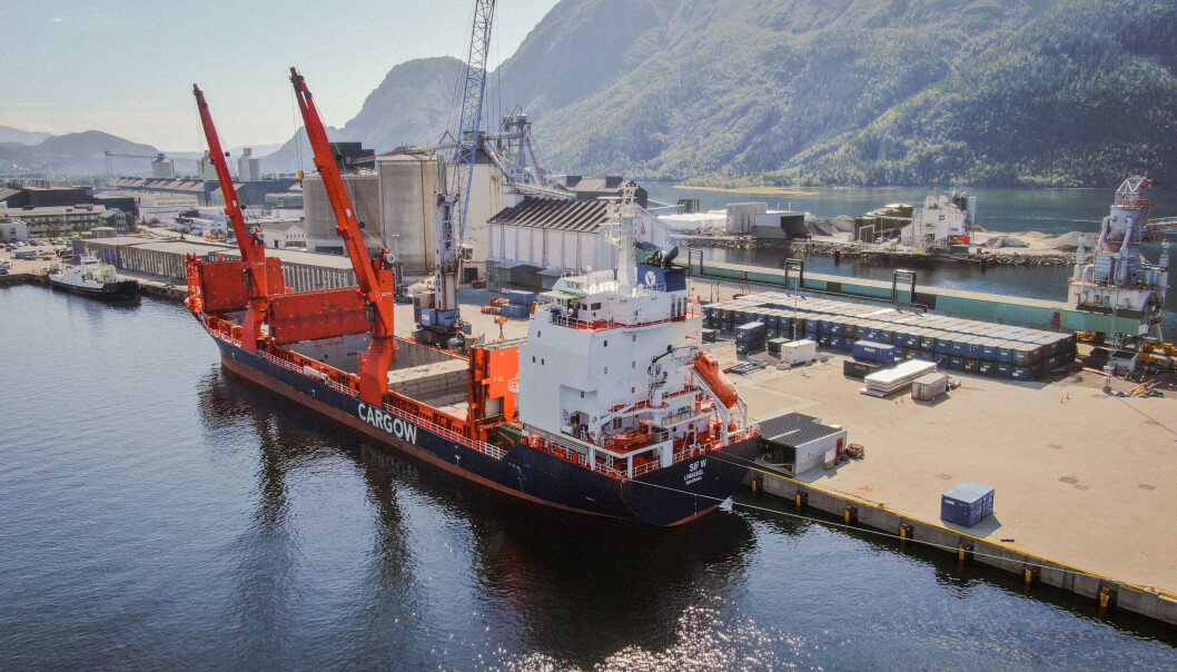 Mosjøen havn. Mosjøen havn.