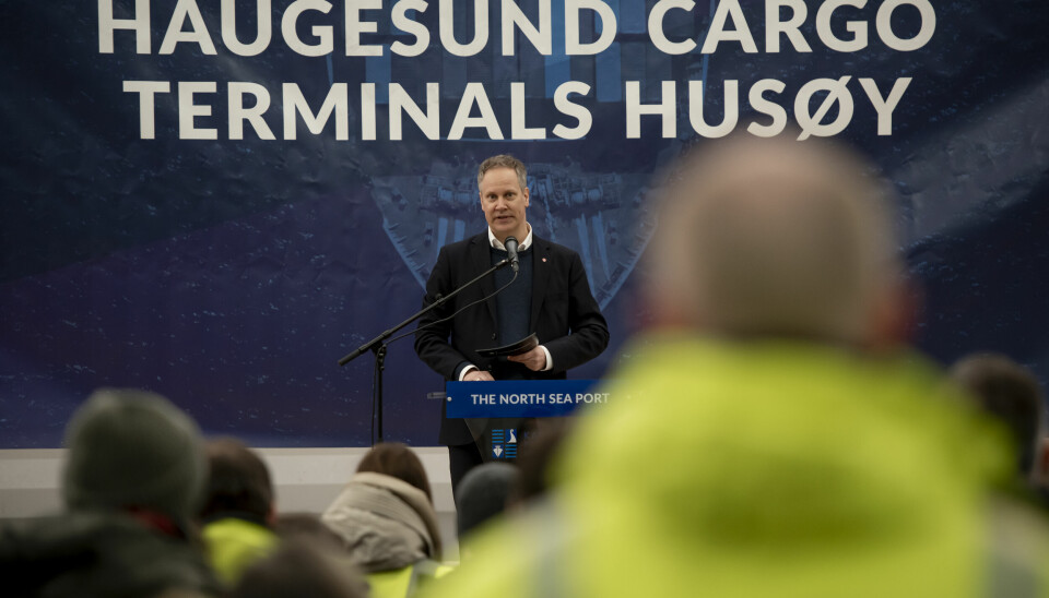 Samferdselsministeren åpnet grensekontrollstasjonen ved Haugesund Cargo Terminal.