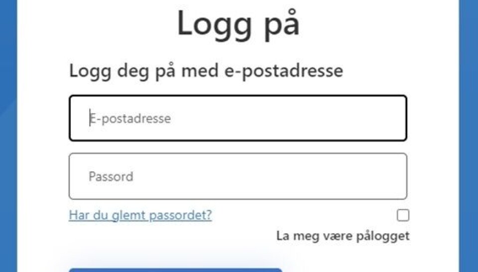 Teknisk tilpassing på nettsiden